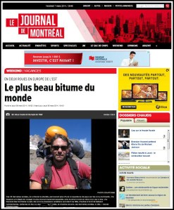 journal de montreal daniel charbonneau voyage